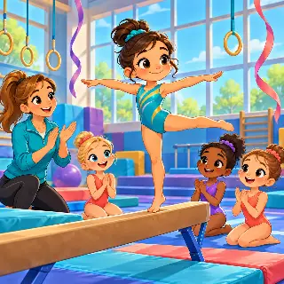 Gymnastics Balance Beam