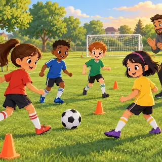 Junior Football Practice