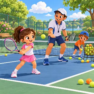 Junior Tennis Lesson