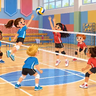 Junior Volleyball Match