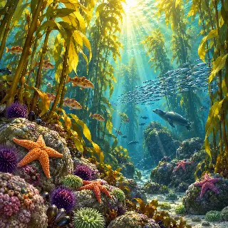 Kelp Forest Sunrays