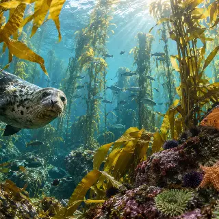 Kelp Forest Underwater