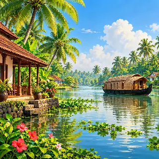 Kerala Backwater Village