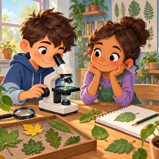 Leaf Microscope Study