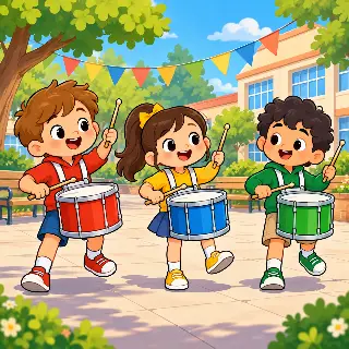 Marching Drum Practice