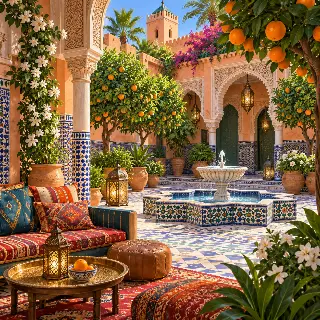Marrakech Courtyard Garden