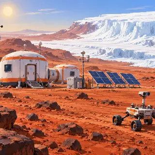 Mars Ice Cap Station