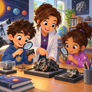 Meteorite Study Table