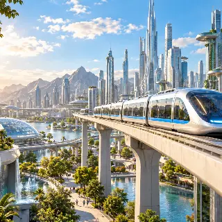 Monorail Future City