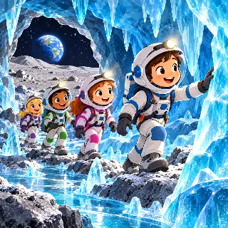 Moon Ice Cave Explorer