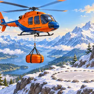 Mountain Rescue Helicopter