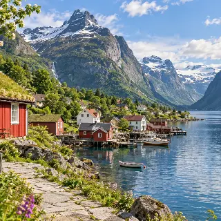 Norwegian Fjord Village