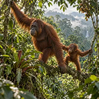 Orangutan Rainforest Canopy