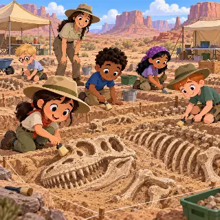 Paleontology Dig Class