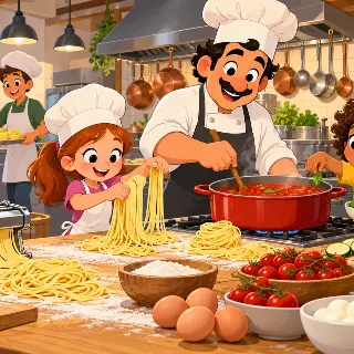 Pasta Restaurant Kitchen