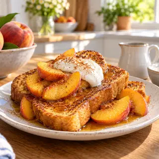 Peach French Toast