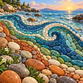 Pebble River Mosaic