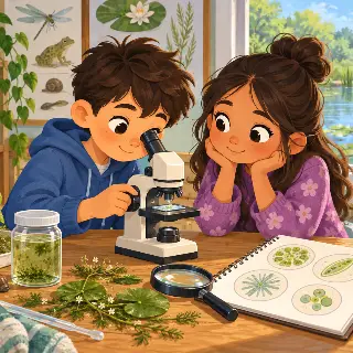 Pond Water Microscope