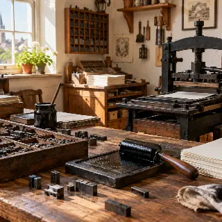 Printing Press History Room