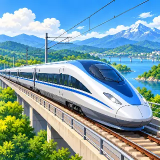Railway High Speed Train