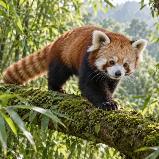 Red Panda Bamboo Forest
