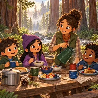 Redwood Camp Breakfast