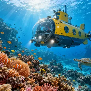 Research Submarine Coral Reef