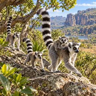Ring Tailed Lemur Forest