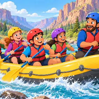 River Canyon Rafting Lesson