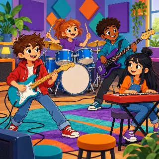 Rock Band Rehearsal