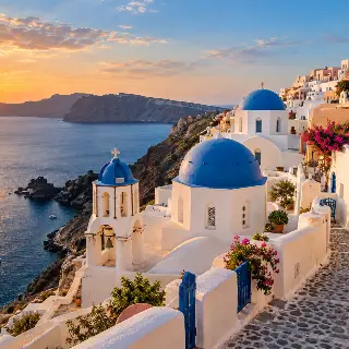 Santorini Cliff Village