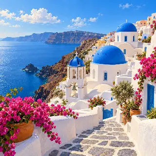 Santorini Clifftop Village