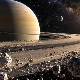 Saturn Ring Orbit