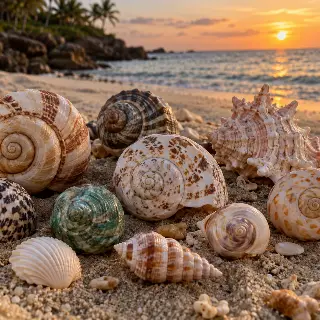 Seashell Spiral Collection