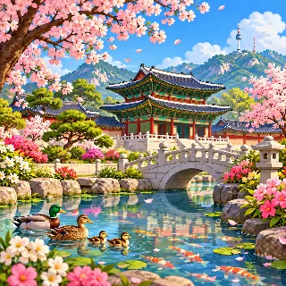 Seoul Palace Spring