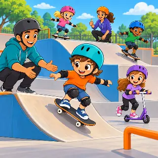Skatepark Ramp Session