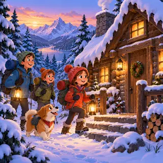 Snowy Cabin Expedition