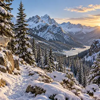 Snowy Pine Mountain Pass