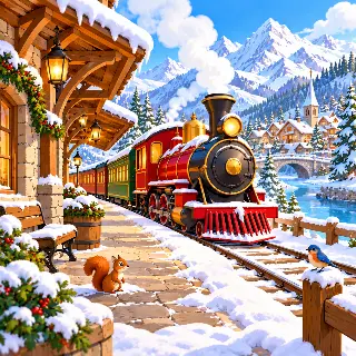 Snowy Railway Station