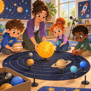 Solar System Floor Model