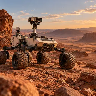 Space Rover Desert Test