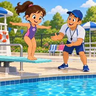 Springboard Diving Lesson