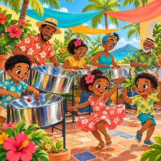 Steel Pan Courtyard