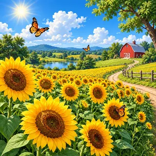 Sunflower Field Summer