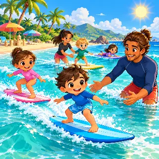 Surfing Sunny Beach