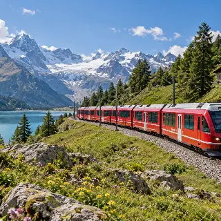 Swiss Alpine Train