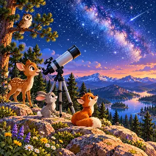 Telescope Mountain Stars