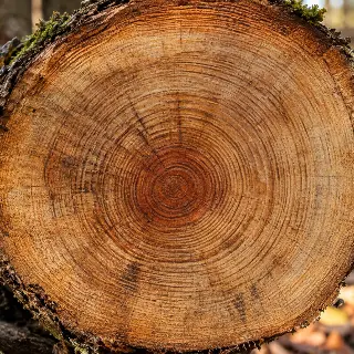 Tree Rings Closeup