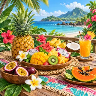 Tropical Fruit Picnic