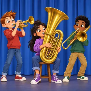 Tuba Parade Rehearsal